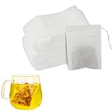 Salubohum 200 bolsas de té desechables, tamaño 7 x 9 cm, adecuadas para tés de especias a granel...