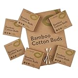 600 Brotes de algodón de bambú de EcoSlurps | Un árbol plantado con cada venta | Cotton buds,...